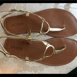 Guess Gold Sandal